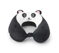 Mousehouse Gifts - Fox-themed Travel Pillow, Memory Foam Neck Pillow for Kids & Adults (Black and White Panda)
