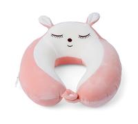 Mousehouse Gifts - Fox-themed Travel Pillow, Memory Foam Neck Pillow for Kids & Adults (Rabbit)