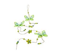 Mousehouse Gifts - Green Linen Butterfly String Decoration, Charming Wall Decor for Girls' and Boys' Bedrooms