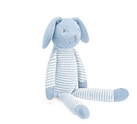 Mousehouse Gifts - Medium Blue Rabbit Soft Toy Plush, Knitted Bunny Teddy Bear for Children and Babies