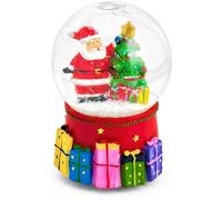 Mousehouse Gifts - Musical Santa with Presents Snow Globe with Festive Tune, Glass Musical Globe for Family Joy