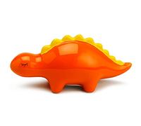 Mousehouse Gifts - Orange Stegosaurus Piggy Bank, Dinosaur Money Box for Boys and Girls