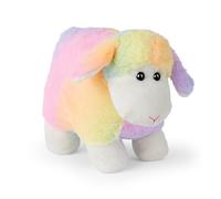 Mousehouse Gifts - Rainbow-Coloured Lamb Soft Toy, Plush Cuddly Teddy for Children