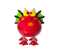 Mousehouse Gifts - Red Dinosaur Piggy Bank with Spring Legs, Charming Money Box for Kids, Boys & Girls