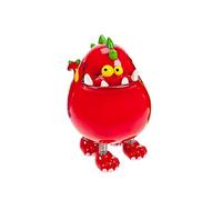 Mousehouse Gifts - Red Monster Piggy Bank with Spring Legs, Charming Money Box for Kids, Boys & Girls