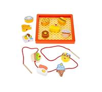 Mousehouse Gifts - Threading Toys for Toddlers Fine Motor Skills Set, Wooden Bead Lacing Toy for Children 3 Years+