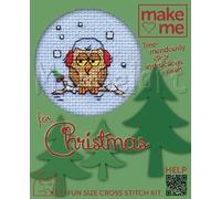 Mouseloft counted cross stitch Christmas Kit - Cosy Owl