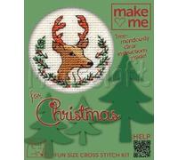 Mouseloft - Counted Cross Stitch Kit - Make Me for Christmas Collection - Christmas Stag