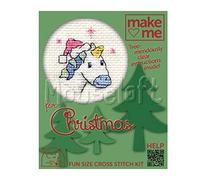 Mouseloft Cross Stitch Kit, Make Me for Christmas Collection - Unicorn