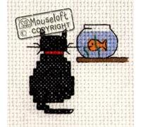 Mouseloft Cross Stitchlet Cat and Goldfish