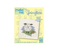 Mouseloft Mini Counted Cross Stitch Kits Make me for Springtime - Lamb