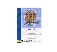 Mouseloft Mini Cross Stitch Kit - Baby Owl, Stitchlets Collection