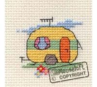 Mouseloft Mini Cross Stitch Kit - Caravan, Stitchlets Collection
