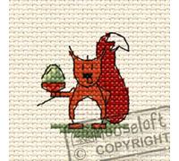 Mouseloft Mini Cross Stitch Kit - Cyril Squirrel, In The Woods Collection