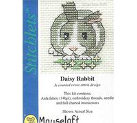 Mouseloft Mini Cross Stitch Kit - Daisy Rabbit, Stitchlets Collection