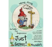 Mouseloft Mini Cross Stitch Kit - Hiking Along, Just Gnomes Collection