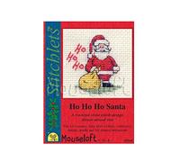 Mouseloft Mini Cross Stitch Kit - Ho Ho Ho Santa, Christmas Collection
