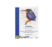 Mouseloft Mini Cross Stitch Kit - Kingfisher, Stitchlets Collection