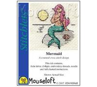 Mouseloft Mini Cross Stitch Kit - Mermaid, Stitchlets Collection