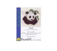 Mouseloft Mini Cross Stitch Kit - Panda, Stitchlets Collection