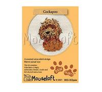 Mouseloft - Mini Cross Stitch Kit - Paw Prints - Cockapoo