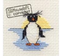 Mouseloft Mini Cross Stitch Kit - Rockhopper Penguin, Stitchlets Collection