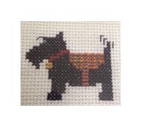Mouseloft Mini Cross Stitch Kit - Scottie Dog, Stitchlets Collection