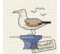 Mouseloft Mini Cross Stitch Kit - Seagull, By the Seaside Collection