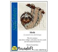 Mouseloft Mini Cross Stitch Kit - Sloth, Stitchlets Collection