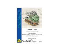 Mouseloft Mini Cross Stitch Kit - Steam Train, Stitchlets Collection