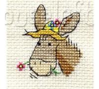 Mouseloft Mini Cross Stitch Kit - Summertime Donkey, Stitchlets Collection