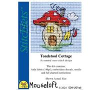 Mouseloft Mini Cross Stitch Kit - Toadstool Cottage, Stitchlets Collection