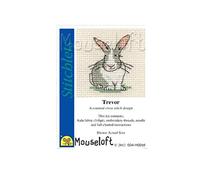 Mouseloft Mini Cross Stitch Kit - Trevor the Rabbit, Stitchlets Collection