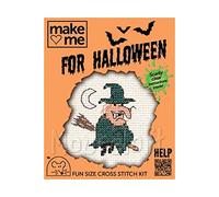 Mouseloft Mini Cross Stitch Kit - Witch, Halloween Stitchlets Collection
