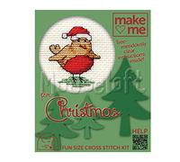Mouseloft Robin Make Me for Christmas Cross Stitch Kit