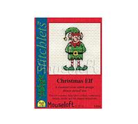 Mouseloft Stitchlet Christmas Card Cross Stitch Kit "Christmas Elf"