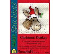 Mouseloft Stitchlet Christmas Cross Stitch Kit "Christmas Donkey"