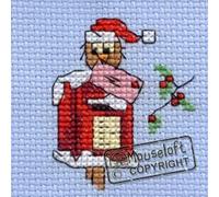 Mouseloft Stitchlet Christmas Cross Stitch Kit "Christmas Post Owl"