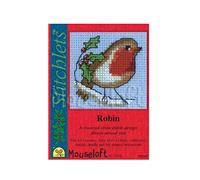 Mouseloft Stitchlet Cross Stitch Card Kit "Robin"