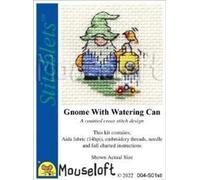 Mouseloft Stitchlet - Gnome with watering Can - mini counted cross stitch kit
