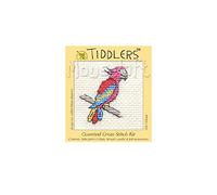 Mouseloft Tiddler Cross Stitch Kit - Red Parrot