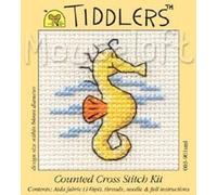 Mouseloft Yellow Seahorse Tiddlers Cross Stitch Kit