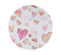 Mousemat Pretty Hearts Love Feelings Romantic Valentine'S Day 3 Mouse Mat Portable Mouse Pad Small Mousepad For Office Home Studying 20X20 Cm