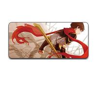 MouseMat The King's Avatar 900x400mm Anime Mouse Pad, keyboard mouse mats, Extended XXL Large Professional Gaming Mouse Mat with 3mm-Thick Rubber Base, for Desktop PC, G