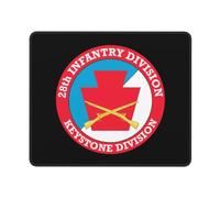 Mousepad 28th Infantry Division Desk Mat for Office 10x12in