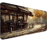Mousepad 59.1x31.5x0.12 Inch Mousemat Street P-X8IV9 | Soft Smooth Surface with Stitched Edges , Waterproof Smooth Surface Mousepad for Pc Gaming Office Accessories