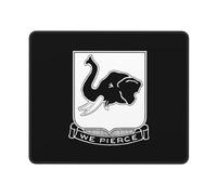 Mousepad 64th Armor Regiment Desk Mat for Work 10x12in