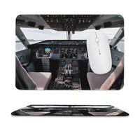 MousePad 7.9"x9.4" Non-Slip Waterproof Gaming MouseMat for Wireless Mouse, Computers, Laptop, Office Airplane Cockpit