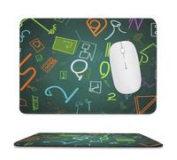 Mousepad 7.9"x9.4" Non-Slip Waterproof Gaming MouseMat for Wireless Mouse, Computers, Laptop, Office Math Question