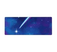 Mousepad 80X30 White Meteor Long Desk Pad with Stitched Edges,Non-Slip Mouse Mat,Easy Gliding, Spill-Resistant Surface,Durable Materials, Portable, in a Fresh Modern Design